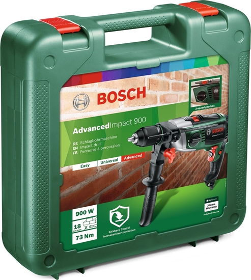 Изображение Wiertarka Bosch Bosch wiertarka udarowa AdvancedImpact 900W