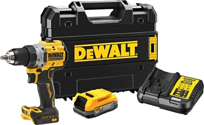 Attēls no Wiertarka Dewalt DEWALT WIERTARKO-WKRTARKA UDAROWA 18V 90Nm 1x1,7Ah POWERSTACK BL TSTAK DCD805E1T