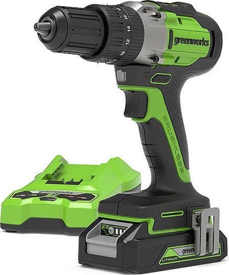 Picture of Wiertarko-wkrtarka Greenworks GD24DD35K2 24 V 1 x akumulator 2 Ah