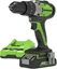 Picture of Wiertarko-wkrtarka Greenworks GD24DD35K2 24 V 1 x akumulator 2 Ah
