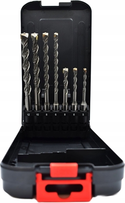 Attēls no Wierto Abraboro Zestaw wierte do betonu SDS-Plus THOR ABRABORO 2-ostrzowe (od fi 5do fi 12)