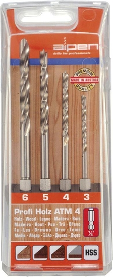 Изображение Wierto Alpen Alpen ATM 4 HSS-HOLZ hexagonal