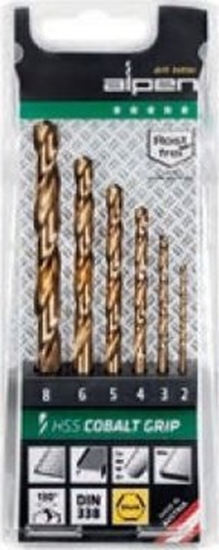 Picture of Wierto Alpen Alpen Cassette HSS Cobalt Jobber Drill Bit TM 6, 2-3-4-5-6-8