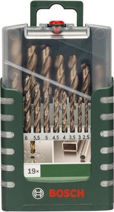 Attēls no Wierto Bosch ZESTAW WIERTE 19 SZT. DO METALU HSS-CO DIN 338 1-10MM.