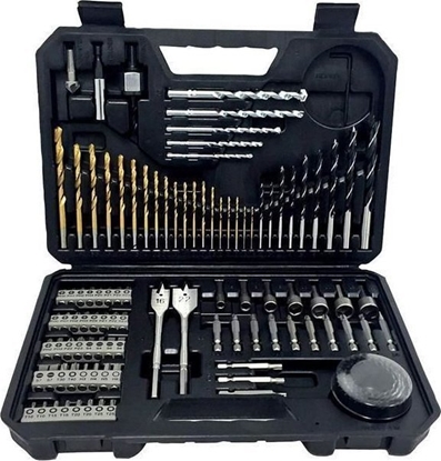 Attēls no Wierto Bosch Zestaw wierte, bitów i otwornic 103szt TiN 2608594070