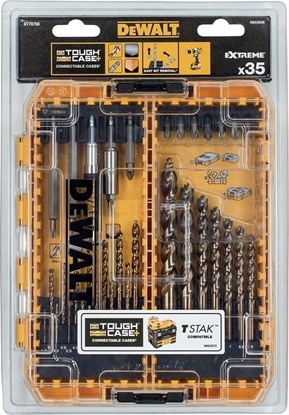 Изображение Wierto Dewalt Dewalt bit and metal drill set 35 pcs. - DT70756-QZ