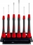 Изображение Wiha Feinschraubendreher Set PicoFinish Schlitz, Phillips 7-t
