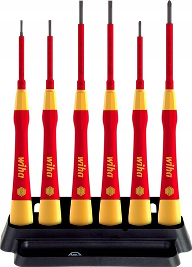 Picture of Wiha fine-blade screwdriver Set PicoFinish electric