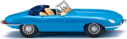 Picture of Wiking Wiking 081707 H0 Jaguar E-type Roadster, blå
