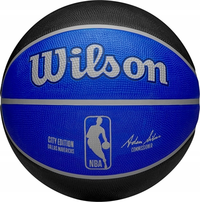 Picture of Wilson NBA Team City Edition Dallas Mavericks Out Ball WZ4024207XB Niebieskie 7
