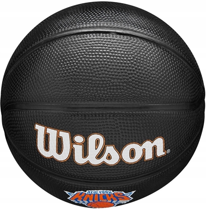 Attēls no Wilson Team Tribute New York Knicks Mini Ball WZ4017610XB Czarne 3