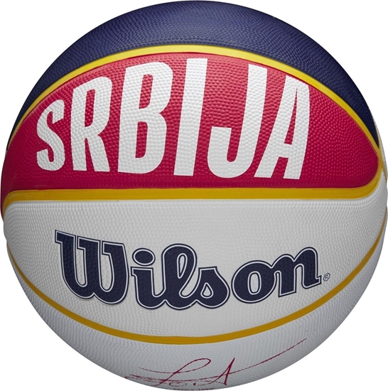 Изображение Wilson Wilson NBA Player Local Nikola Jokic Outdoor Ball WZ4006701XB Niebieskie 7