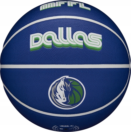 Изображение Wilson Wilson NBA Team City Collector Dallas Mavericks Ball WZ4016407ID Niebieskie 7