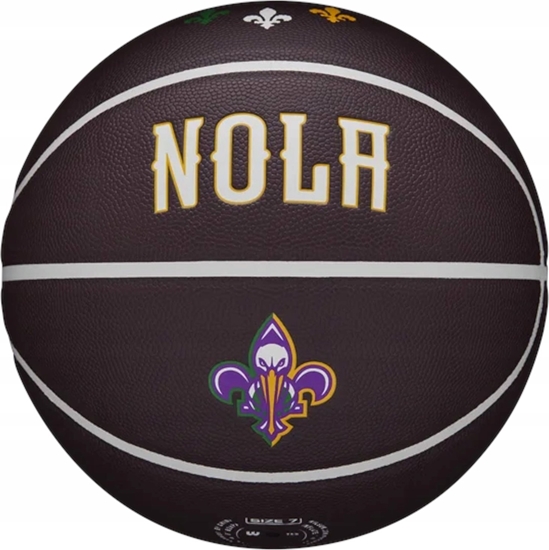 Изображение Wilson Wilson NBA Team City Collector New Orleans Pelicans Ball WZ4016419ID Brzowe 7