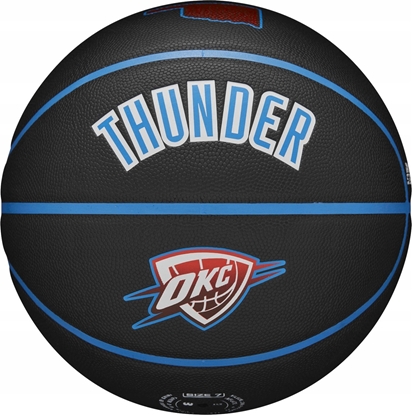 Attēls no Wilson Wilson NBA Team City Collector Oklahoma City Thunder Ball WZ4016421ID Czarne 7