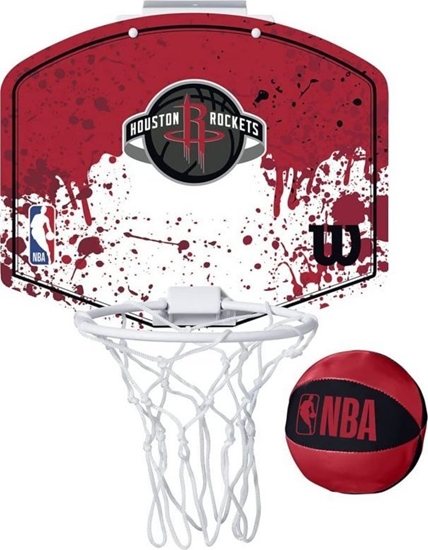 Picture of Wilson Wilson NBA Team Houston Rockets Mini Hoop WTBA1302HOU Czerwone One size