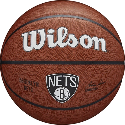 Picture of Wilson Wilson Team Alliance Brooklyn Nets Ball WTB3100XBBRO Brzowe 7