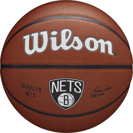 Picture of Wilson Wilson Team Alliance Brooklyn Nets Ball WTB3100XBBRO Brzowe 7