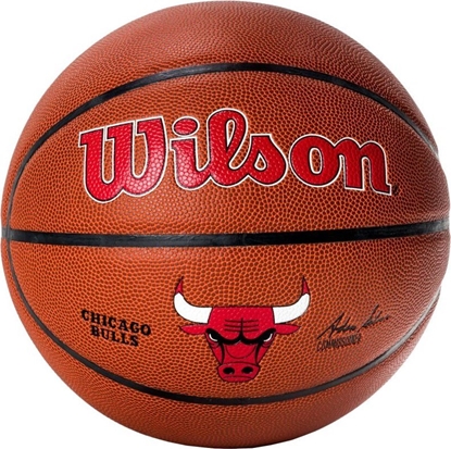 Picture of Wilson Wilson Team Alliance Chicago Bulls Ball WTB3100XBCHI Brzowe 7