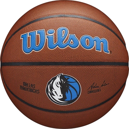 Picture of Wilson Wilson Team Alliance Dallas Mavericks Ball WTB3100XBDAL Brzowe 7