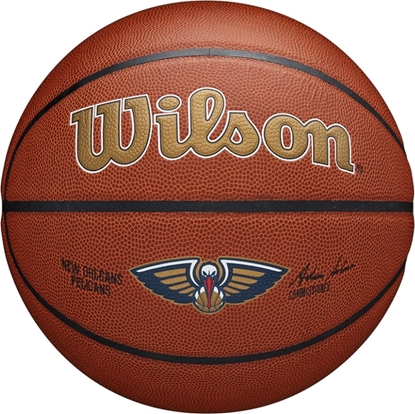 Picture of Wilson Wilson Team Alliance New Orleans Pelicans Ball WTB3100XBBNO Brzowe 7