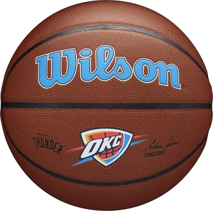 Picture of Wilson Wilson Team Alliance Oklahoma City Thunder Ball WTB3100XBOKC Brzowe 7