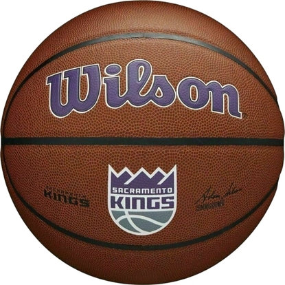Picture of Wilson Wilson Team Alliance Sacramento Kings Ball WTB3100XBSAC Brzowe 7