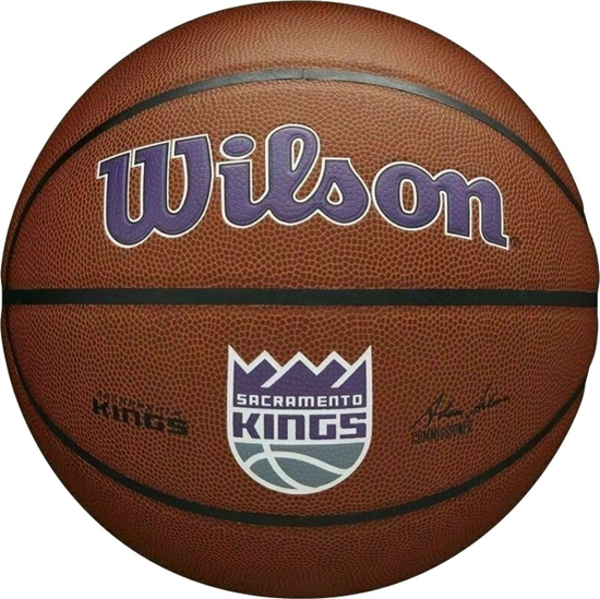Picture of Wilson Wilson Team Alliance Sacramento Kings Ball WTB3100XBSAC Brzowe 7