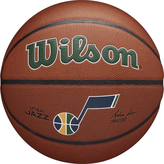 Изображение Wilson Wilson Team Alliance Utah Jazz Ball WTB3100XBUTA Brzowe 7
