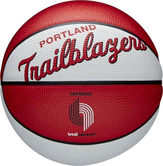 Изображение Wilson Wilson Team Retro Portland Trail Blazers Mini Ball WTB3200XBPOR biae 3