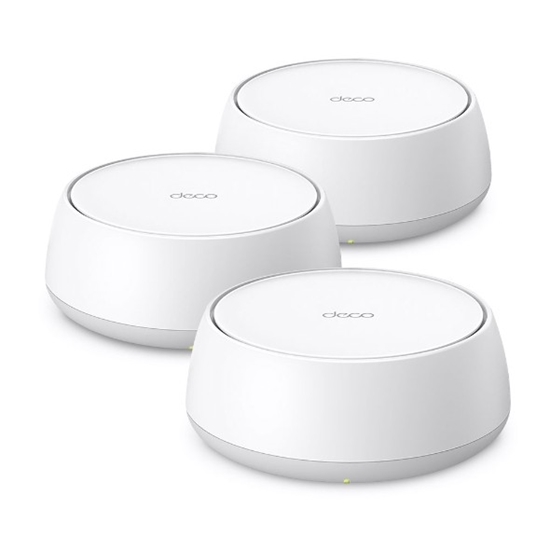 Picture of Wireless Router|TP-LINK|Wireless Router|3-pack|3600 Mbps|Mesh|LAN \ WAN ports 2|Number of antennas 4|DECOBE25(3-PACK)
