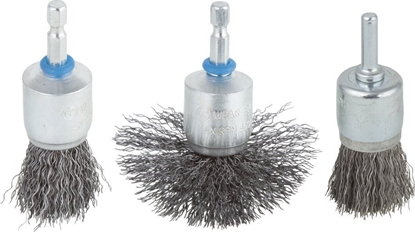 Attēls no Wolfcraft Szczotka pdzelkowa 25 mm Wolfcraft - drut falisty, trzpie