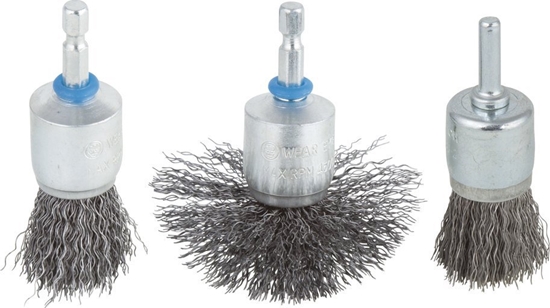 Picture of Wolfcraft Szczotka pdzelkowa 25 mm Wolfcraft - drut falisty, trzpie