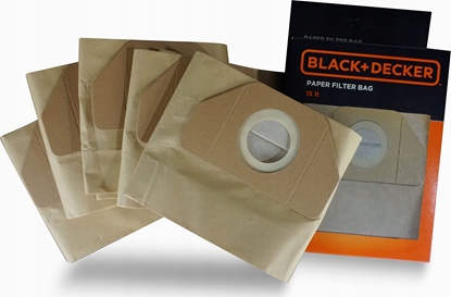 Picture of Worek do odkurzacza Black&Decker PAPER FILTER BAG 15L BLACK+DECKER