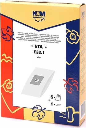 Picture of Worek do odkurzacza KM K_M BAGS VAC CLEANER E38 ETA 1458(5+1) 5907525809444