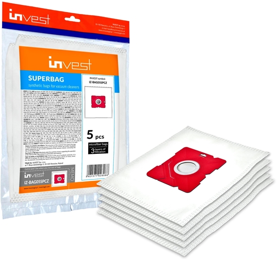 Picture of Worki syntetyczne do odkurzacza AMICA, Samsung, BEKO IZ-BAG05SPCZ