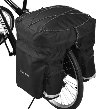 Изображение Wozinsky Wozinsky spacious bike bag 60 l for the trunk (rain cover included) black (WBB13BK)