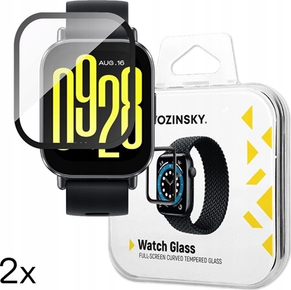 Attēls no Wozinsky Wozinsky Full Glue Tempered Glass for Xiaomi Redmi Watch 4 (2 pcs.)