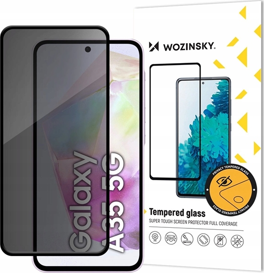 Picture of Wozinsky Szko hartowane Wozinsky Privacy Glass prywatyzujce z filtrem anti-spy na Samsung Galaxy A35