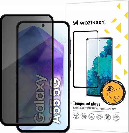Изображение Wozinsky Szko hartowane Wozinsky Privacy Glass prywatyzujce z filtrem anti-spy na Samsung Galaxy A55
