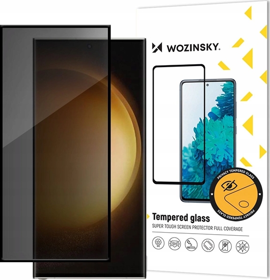 Picture of Wozinsky Szko hartowane Wozinsky Privacy Glass prywatyzujce z filtrem anti-spy na Samsung Galaxy S24 Ultra