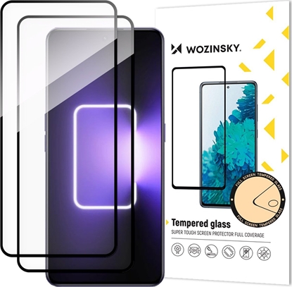 Изображение Wozinsky Wozinsky Full Glue Tempered Glass 2x szko hartowane do Realme GT Neo 5 / Realme GT3 9H na cay ekran z czarn ramk