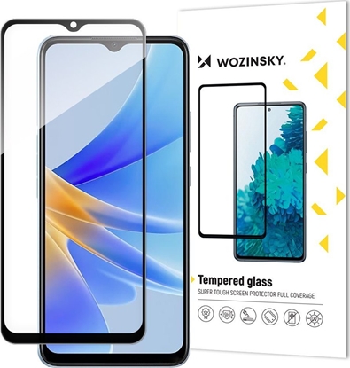 Изображение Wozinsky Wozinsky Full Glue Tempered Glass szko hartowane Oppo A17 9H na cay ekran z czarn ramk