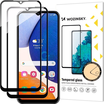 Изображение Wozinsky Wozinsky Full Glue Tempered Glass szko hartowane Samsung Galaxy A14 5G 9H na cay ekran z czarn ramk