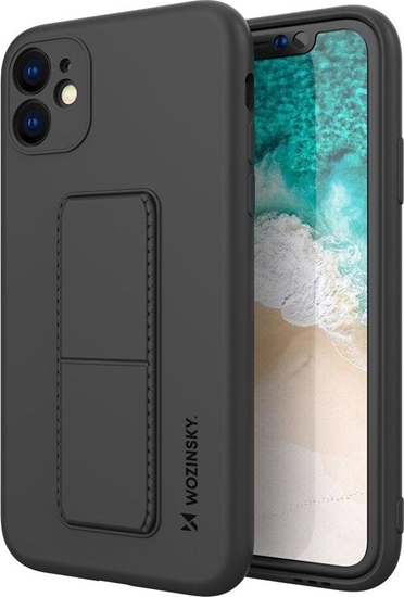 Picture of Wozinsky Wozinsky Kickstand Case elastyczne silikonowe etui z podstawk Samsung Galaxy A11 / M11 czarny