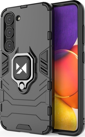 Picture of Wozinsky Wozinsky Ring Armor etui Samsung Galaxy S23+ pancerny pokrowiec uchwyt magnetyczny ring czarne