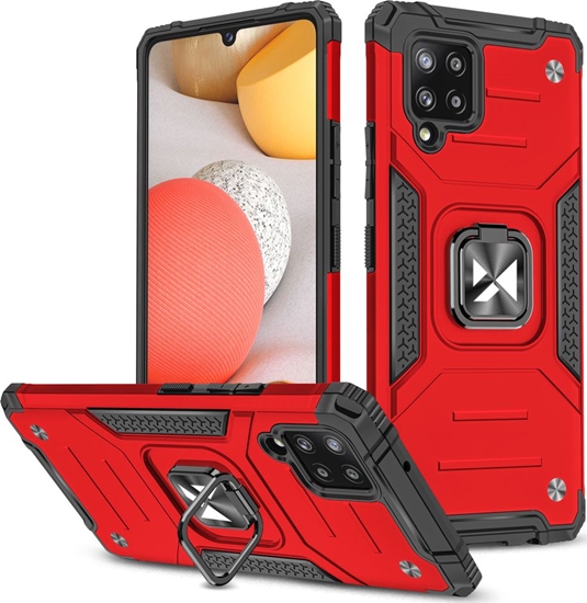 Picture of Wozinsky Wozinsky Ring Armor pancerne hybrydowe etui pokrowiec + magnetyczny uchwyt Samsung Galaxy A42 5G czerwony