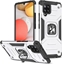 Изображение Wozinsky Wozinsky Ring Armor pancerne hybrydowe etui pokrowiec + magnetyczny uchwyt Samsung Galaxy A42 5G srebrny