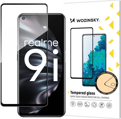 Изображение Wozinsky Wozinsky super wytrzymae szko hartowane Full Glue na cay ekran z ramk Case Friendly Oppo A76 / Oppo A36 / Realme 9i czarny