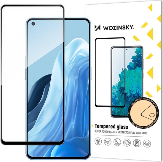 Изображение Wozinsky Wozinsky super wytrzymae szko hartowane Full Glue na cay ekran z ramk Case Friendly Oppo Reno7 Pro 5G czarny